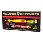 Megapro Insulated Multi-Bit Screwdriver with Free Voltage Tester Package