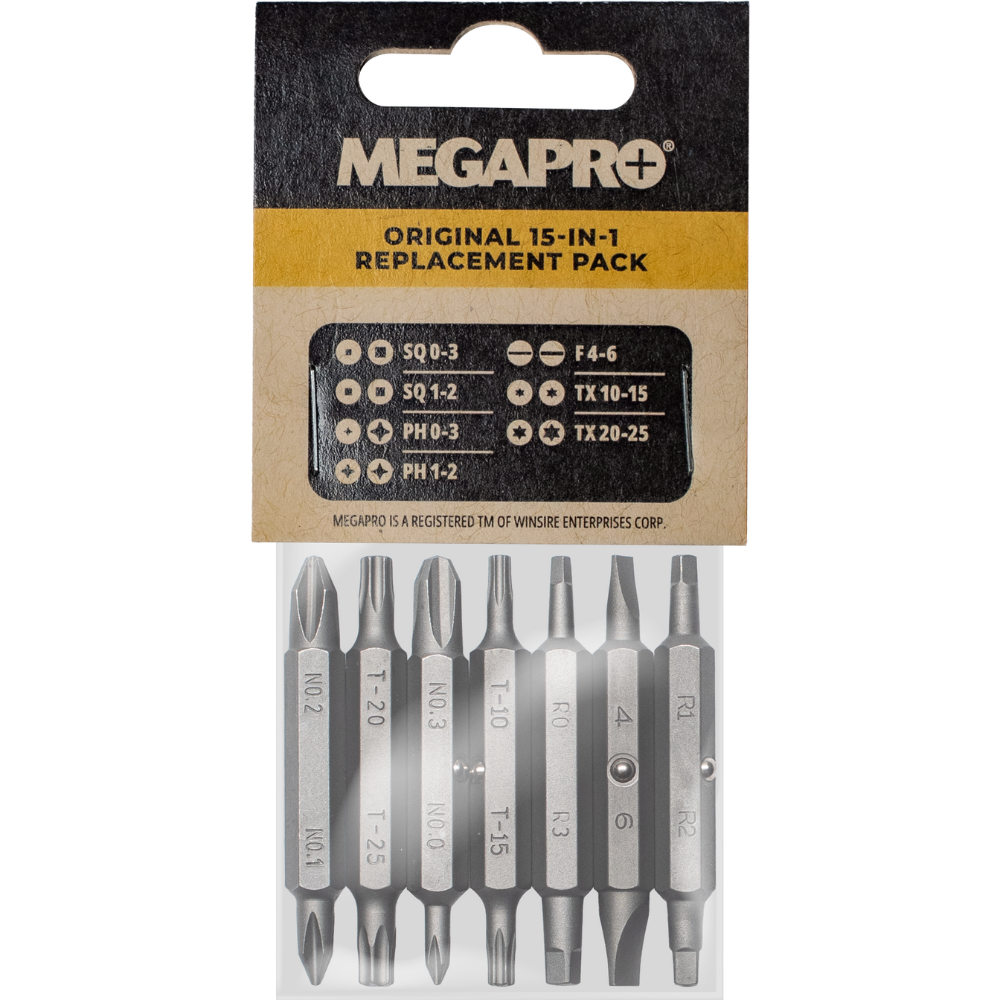 Replacement Bit Pack - The Original | 7 double-ended bits